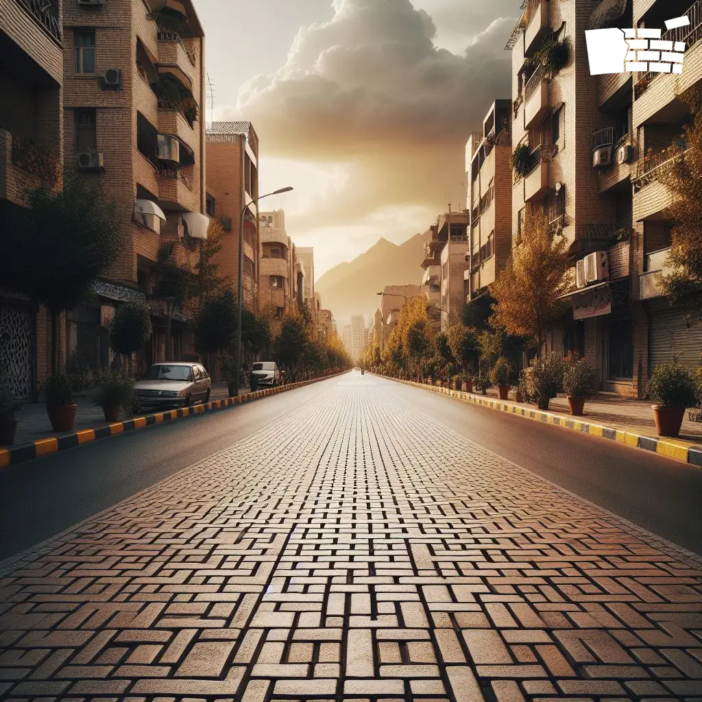 آجر کف پیاده رو